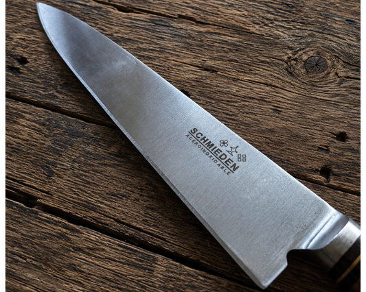 Handcrafted 20cm Stainless steel Knife - Guayubira wood Handle